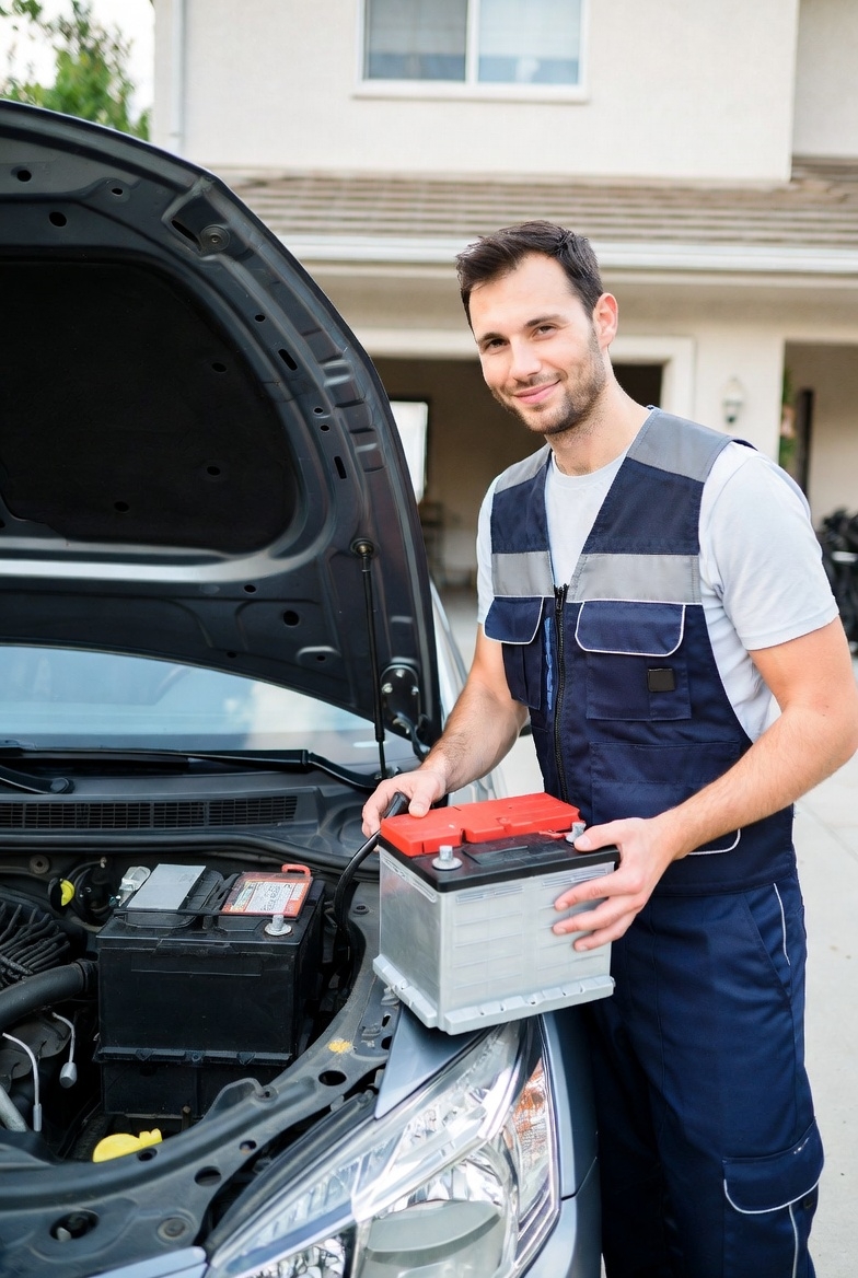 החלפת מצבר עד הבית